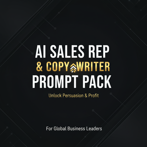 AI Sales Rep & Copywriter Prompt Pack cover